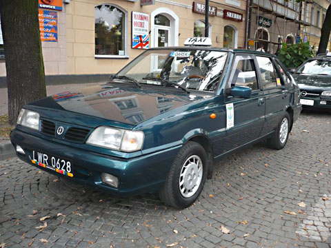 Zielony Polonez - taksówka ŁST